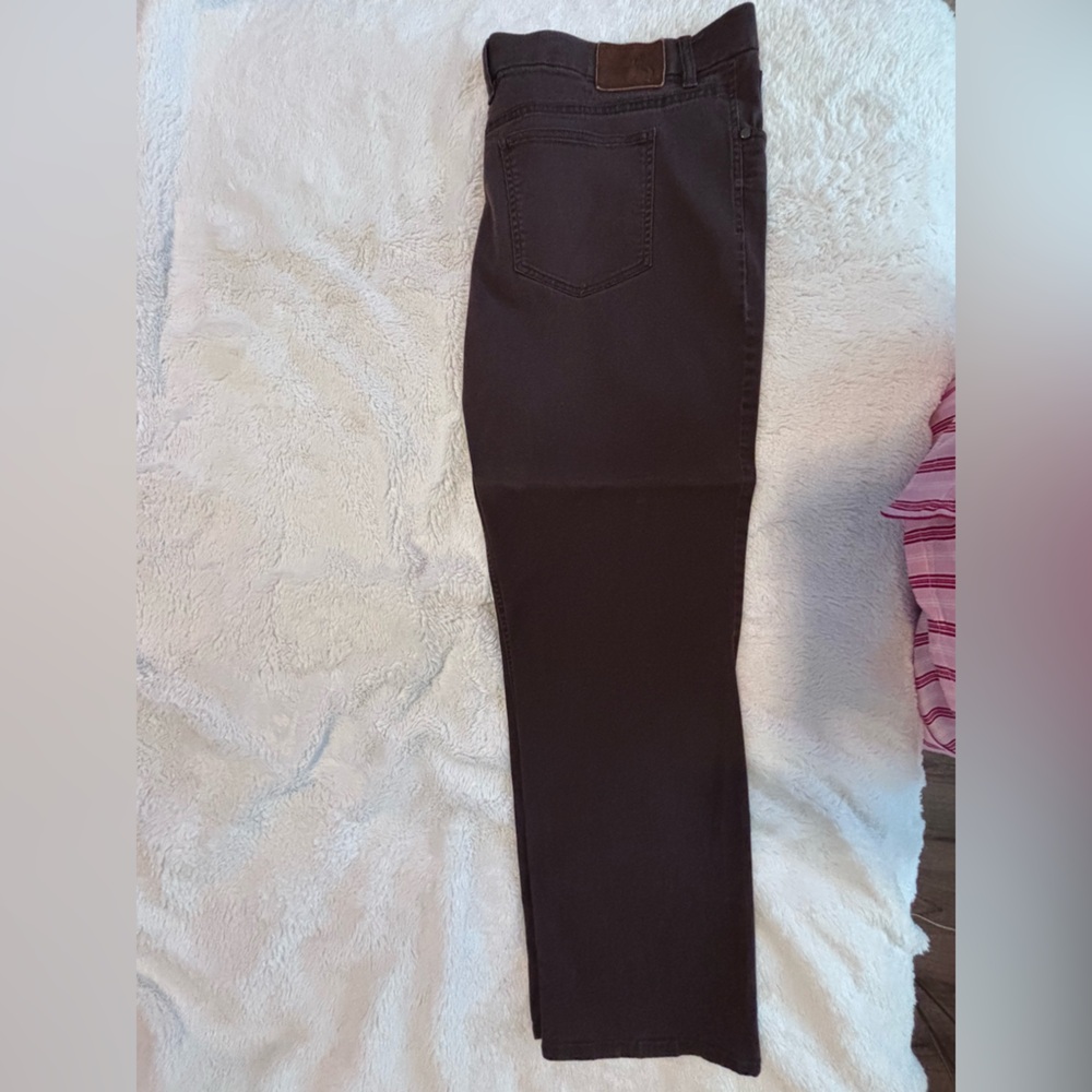 Hart Schaffner Marx Men's Brown Straight Jeans